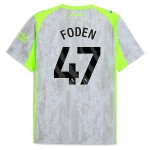 Günstige Fußballtrikots Manchester City Foden 47 3rd trikot 2025-26 Kurzarm